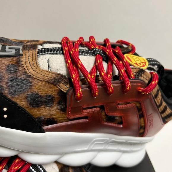 platform sneakers versace chain reaction sneaker